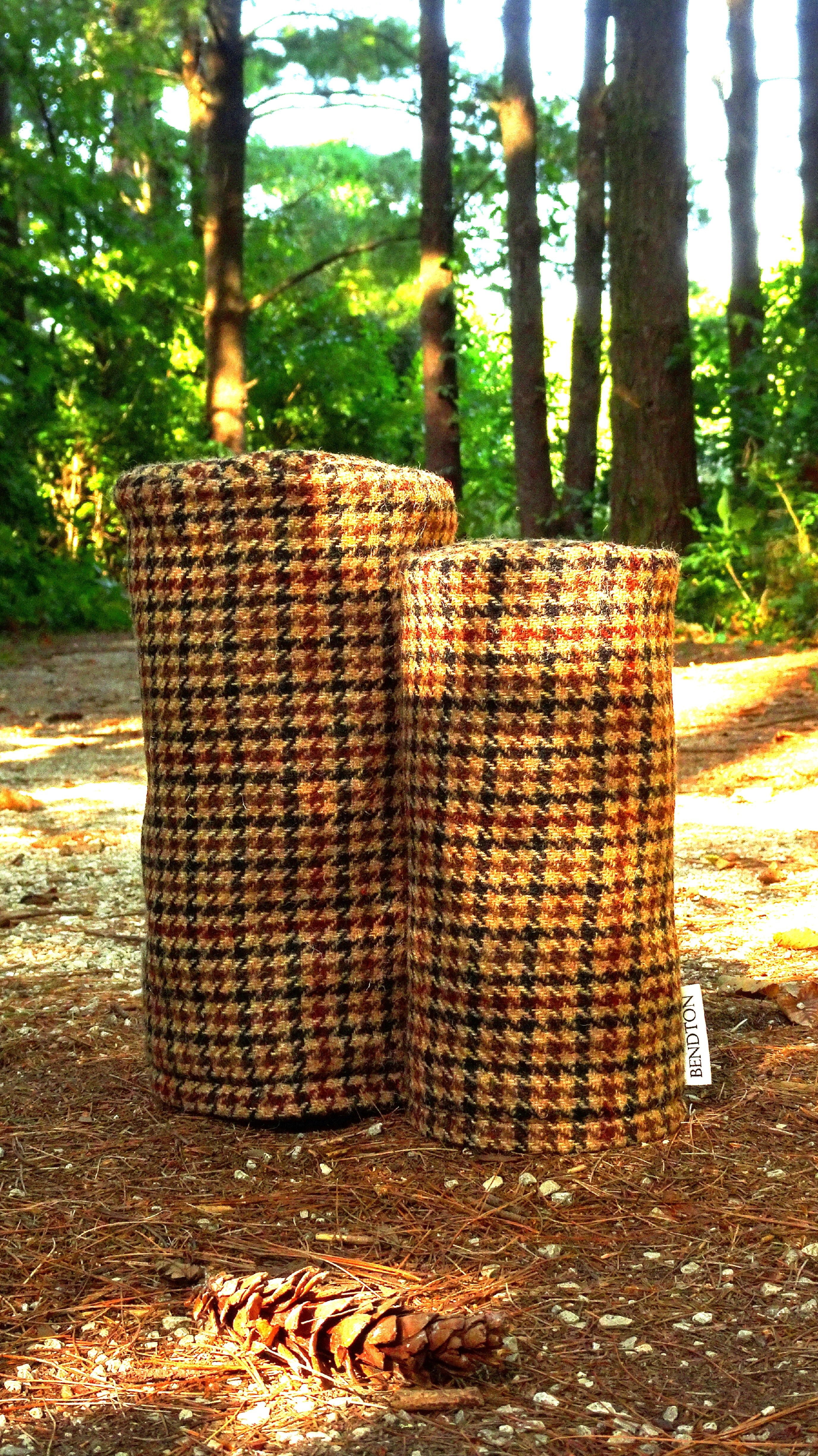 Chestnut Houndstooth