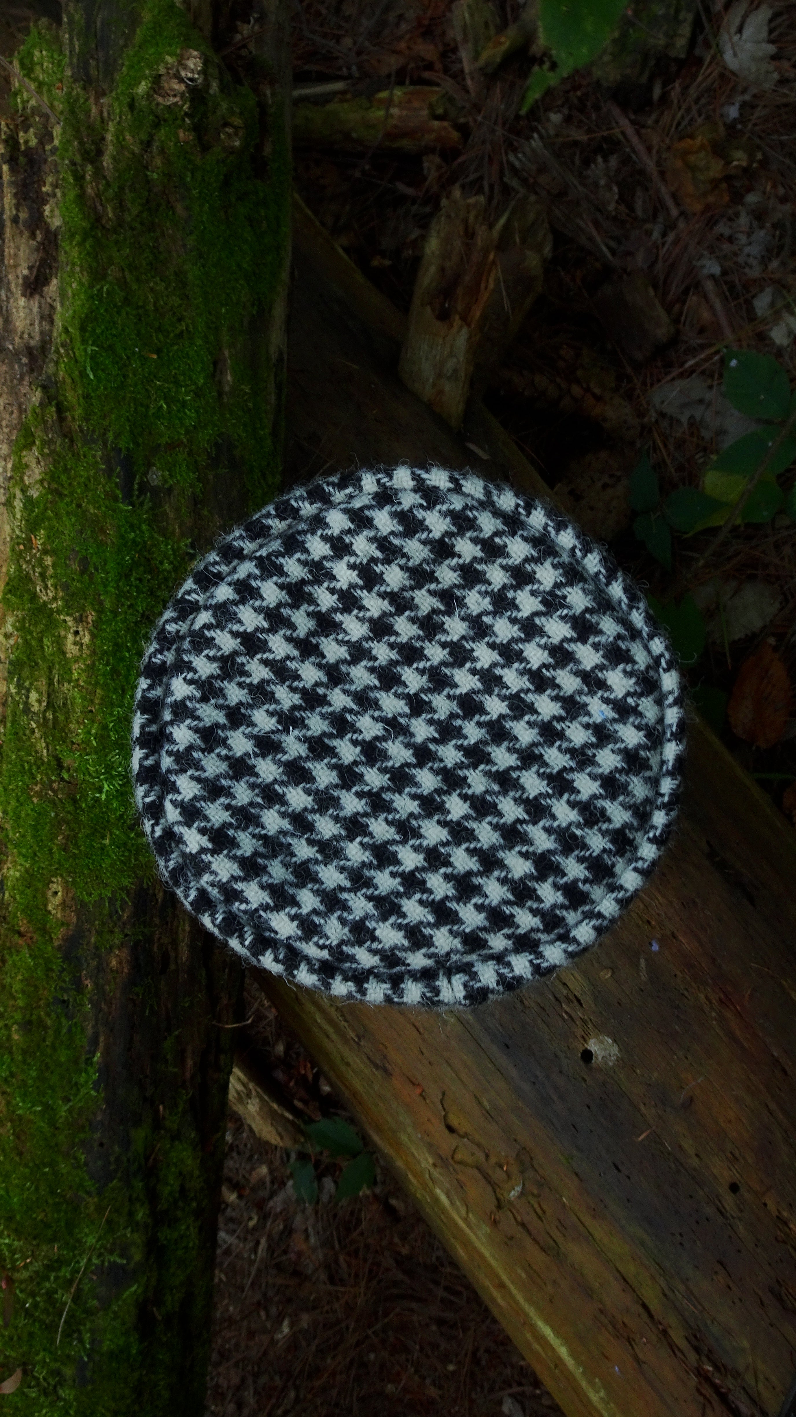 Noir Houndstooth
